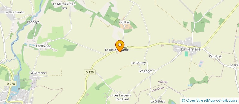 localisation de l'entreprise MONSIEUR JACQUES BEUREL  PLEMET