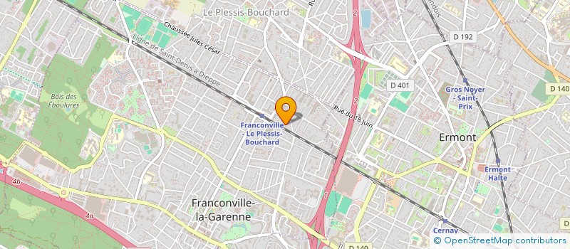 localisation de l'entreprise MONSIEUR JACQUES BEUVE à FRANCONVILLE