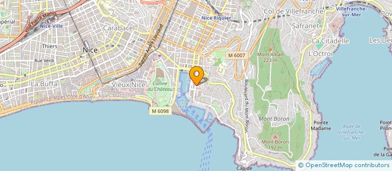 localisation de l'entreprise MONSIEUR JACQUES BEUX à NICE