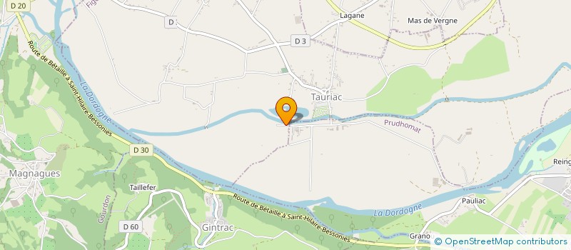 localisation de l'entreprise MONSIEUR JACQUES BEX  PRUDHOMAT