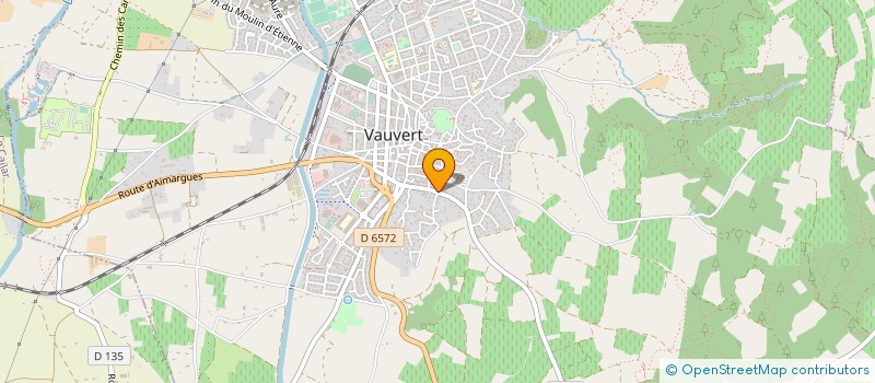 localisation de l'entreprise MONSIEUR JACQUES BIAGETTI à VAUVERT