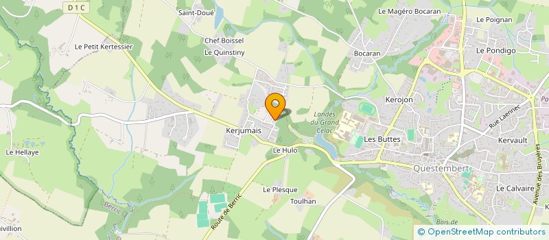 localisation de l'entreprise MONSIEUR JACQUES BIBARD à QUESTEMBERT