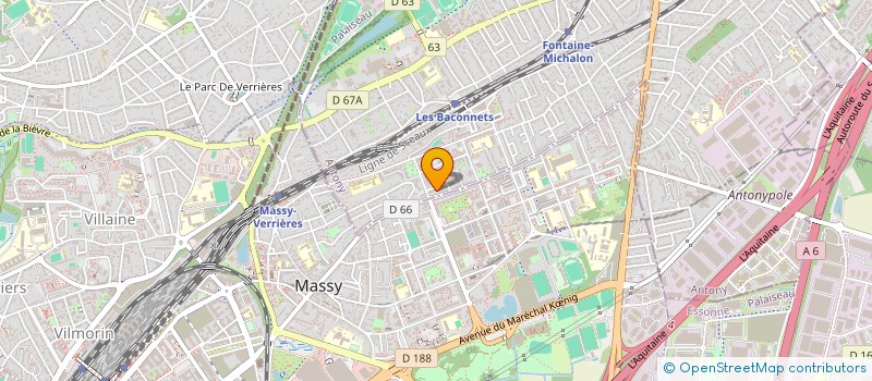 localisation de l'entreprise MONSIEUR JACQUES BIBOUM à ANTONY