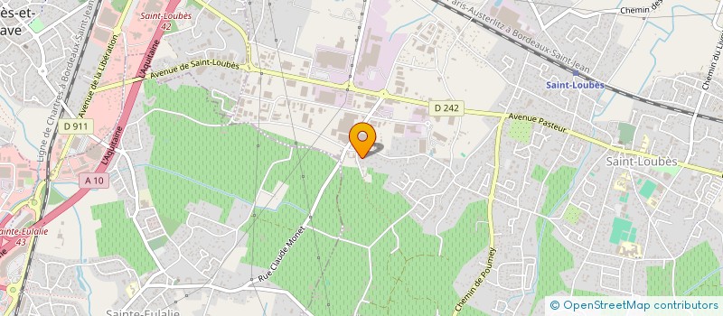 localisation de l'entreprise MONSIEUR JACQUES BIELLE-NAVARRE  SAINT-LOUBES