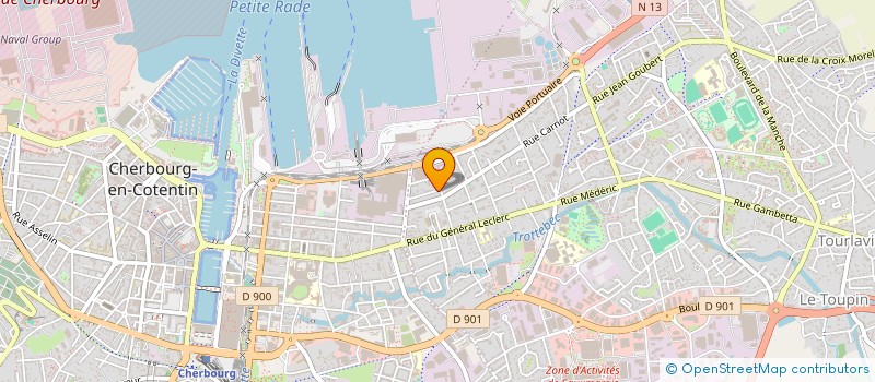 localisation de l'entreprise MONSIEUR JACQUES BIGARRE  CHERBOURG-EN-COTENTIN