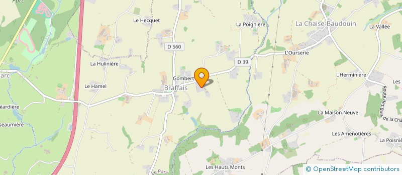 localisation de l'entreprise MONSIEUR JACQUES BIGOT  LE PARC