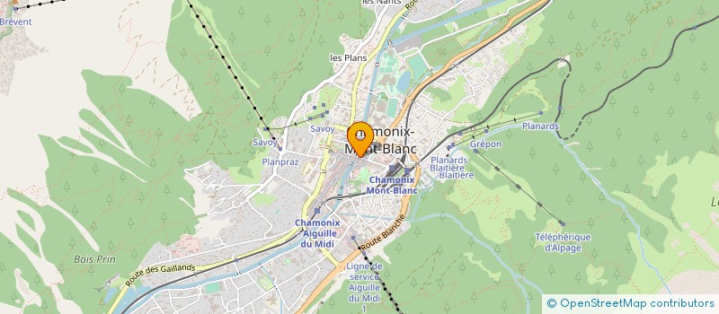 localisation de l'entreprise MONSIEUR JACQUES BILGERI à CHAMONIX-MONT-BLANC