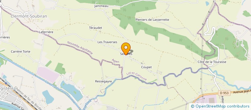 localisation de l'entreprise MONSIEUR JACQUES BILLA à CLERMONT-SOUBIRAN