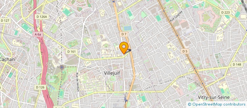 localisation de l'entreprise MONSIEUR JACQUES BILLON  VILLEJUIF