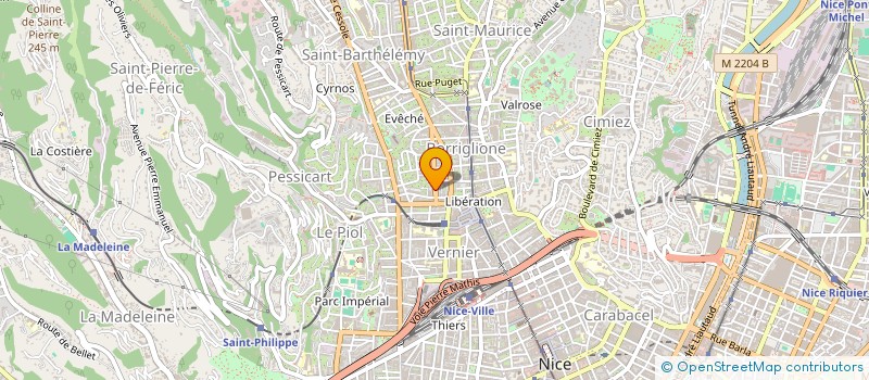 localisation de l'entreprise MONSIEUR JACQUES BITTON à NICE