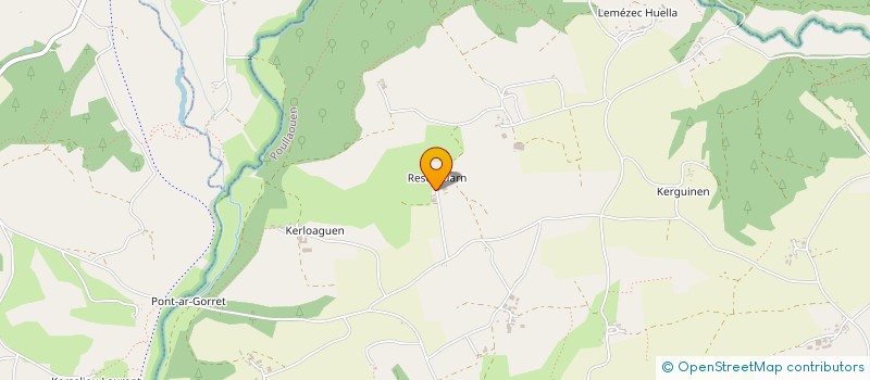 localisation de l'entreprise MONSIEUR JACQUES BLAISE  POULLAOUEN