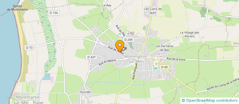 localisation de l'entreprise MONSIEUR JACQUES BLAIZOT  HAUTEVILLE-SUR-MER