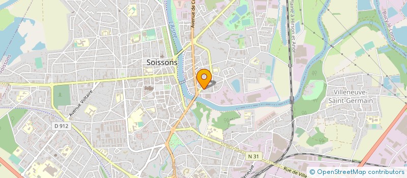 localisation de l'entreprise MONSIEUR JACQUES BLANC à SOISSONS