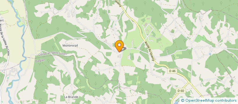 localisation de l'entreprise MONSIEUR JACQUES BLANC  CENAC ET SAINT JULIEN