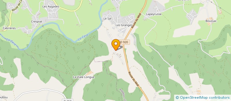 localisation de l'entreprise MONSIEUR JACQUES BLANC à ARPAJON-SUR-CERE