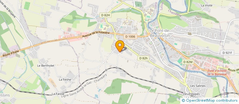 localisation de l'entreprise MONSIEUR JACQUES BLANCHARD  LE PONT-DE-BEAUVOISIN