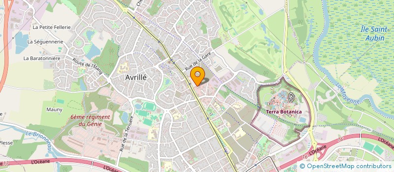 localisation de l'entreprise MONSIEUR JACQUES BLANCHARD  AVRILLE