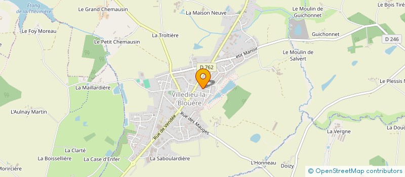 localisation de l'entreprise MONSIEUR JACQUES BLANLOEIL  BEAUPREAU-EN-MAUGES