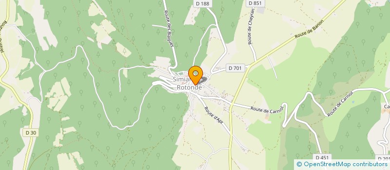 localisation de l'entreprise MONSIEUR JACQUES BLIN à SIMIANE-LA-ROTONDE