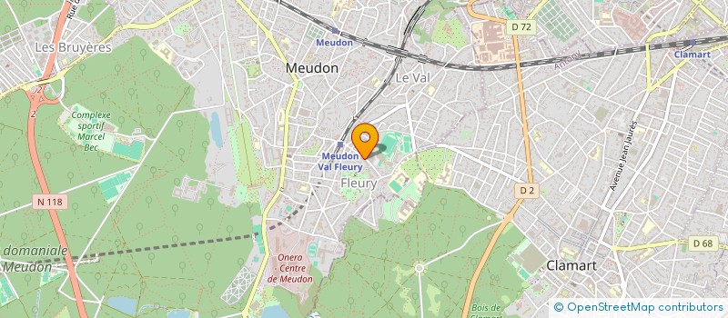 localisation de l'entreprise MONSIEUR JACQUES BLOTTIN  MEUDON