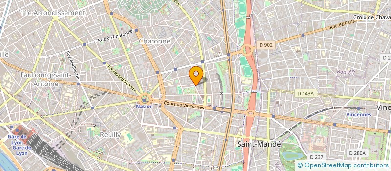 localisation de l'entreprise MONSIEUR JACQUES BOCQUET  PARIS