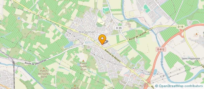 localisation de l'entreprise MONSIEUR JACQUES BOGAERTS  MARAUSSAN