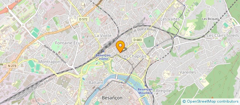 localisation de l'entreprise MONSIEUR JACQUES BOISSENIN à BESANCON