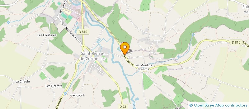 localisation de l'entreprise MONSIEUR JACQUES BOISSIERE  EPAIGNES