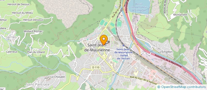 localisation de l'entreprise MONSIEUR JACQUES BOISSONNET à SAINT-JEAN-DE-MAURIENNE