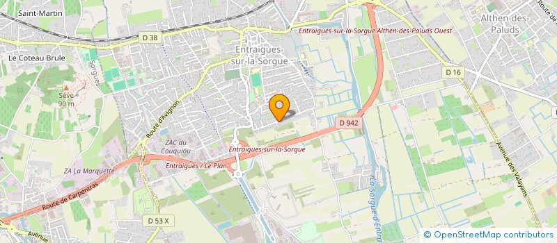 localisation de l'entreprise MONSIEUR JACQUES BOISTEL à ENTRAIGUES-SUR-LA-SORGUE
