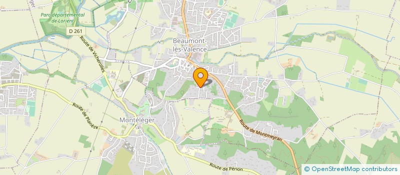 localisation de l'entreprise MONSIEUR JACQUES BOJOLY  BEAUMONT-LES-VALENCE