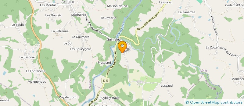 localisation de l'entreprise MONSIEUR JACQUES BOLLE à GENIS