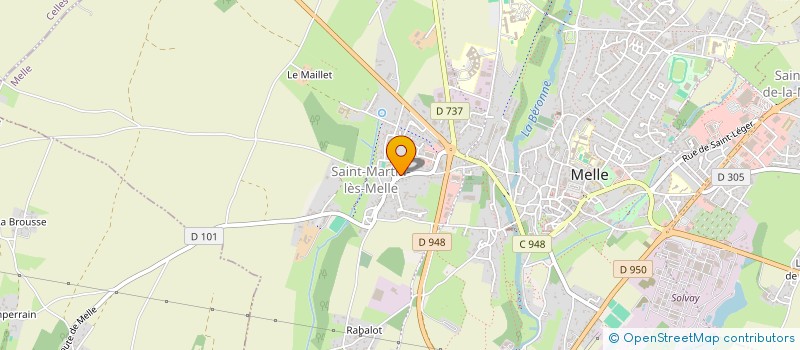 localisation de l'entreprise MONSIEUR JACQUES BONET  MELLE