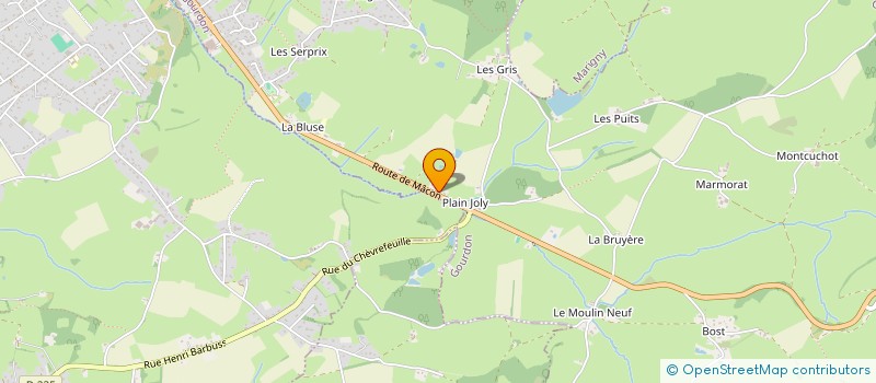 localisation de l'entreprise MONSIEUR JACQUES BONIFACE  GOURDON