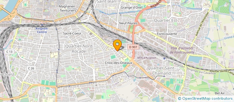 localisation de l'entreprise MONSIEUR JACQUES BONJEAN à AVIGNON