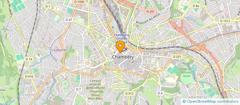 localisation de l'entreprise MONSIEUR JACQUES BONNEFOUS à CHAMBERY