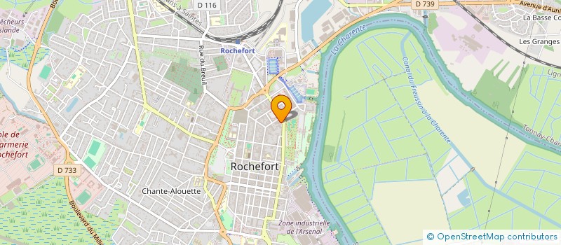 localisation de l'entreprise MONSIEUR JACQUES BONNET à ROCHEFORT