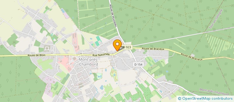 localisation de l'entreprise MONSIEUR JACQUES BONNET  MONT-PRES-CHAMBORD