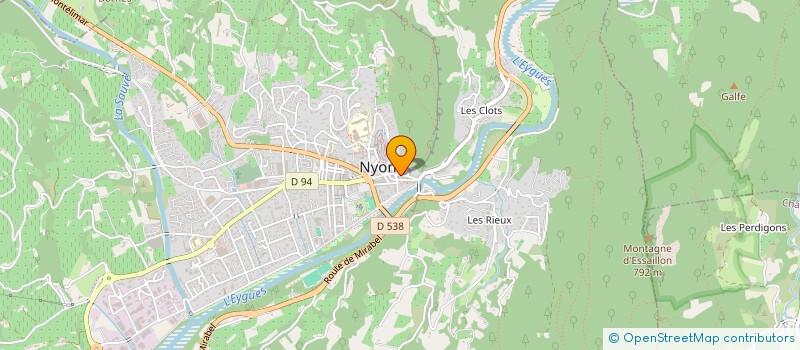 localisation de l'entreprise MONSIEUR JACQUES BONNIER  NYONS