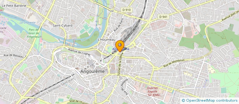 localisation de l'entreprise MONSIEUR JACQUES BONNOUVRIER à ANGOULEME