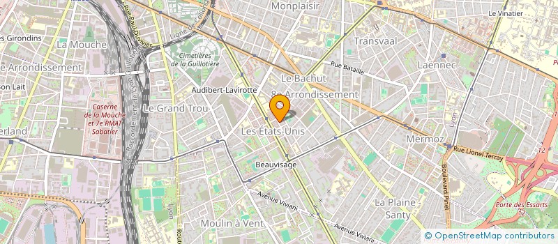 localisation de l'entreprise MONSIEUR JACQUES BONO à LYON