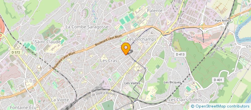 localisation de l'entreprise MONSIEUR JACQUES BONVALLOT à BESANCON