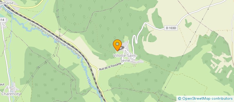 localisation de l'entreprise MONSIEUR JACQUES BONY  VILLOTTE-SAINT-SEINE