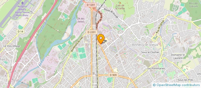 localisation de l'entreprise MONSIEUR JACQUES BONZI  ANNECY