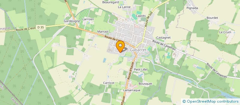 localisation de l'entreprise MONSIEUR JACQUES BORDES à GABARRET