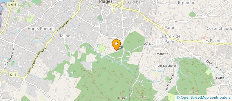 localisation de l'entreprise MONSIEUR JACQUES BORDES à SIX FOURS LES PLAGES