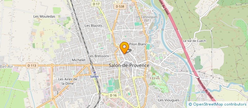 localisation de l'entreprise MONSIEUR JACQUES BOREL  SALON-DE-PROVENCE