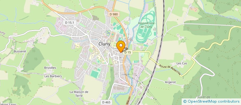 localisation de l'entreprise MONSIEUR JACQUES BORZYCKI à CLUNY