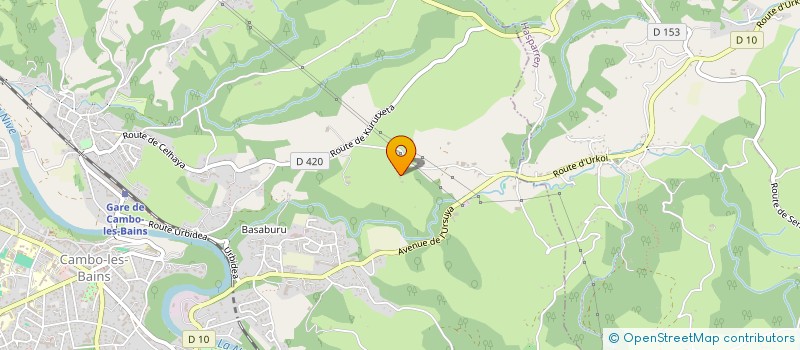 localisation de l'entreprise MONSIEUR JACQUES BOSCQ  CAMBO-LES-BAINS