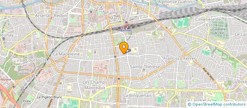 localisation de l'entreprise MONSIEUR JACQUES BOSSE  RENNES